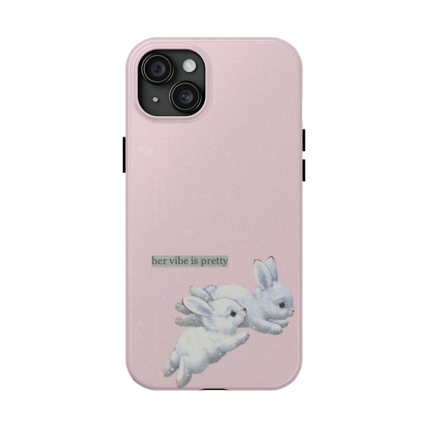 “her vibe is pretty” iPhone Case