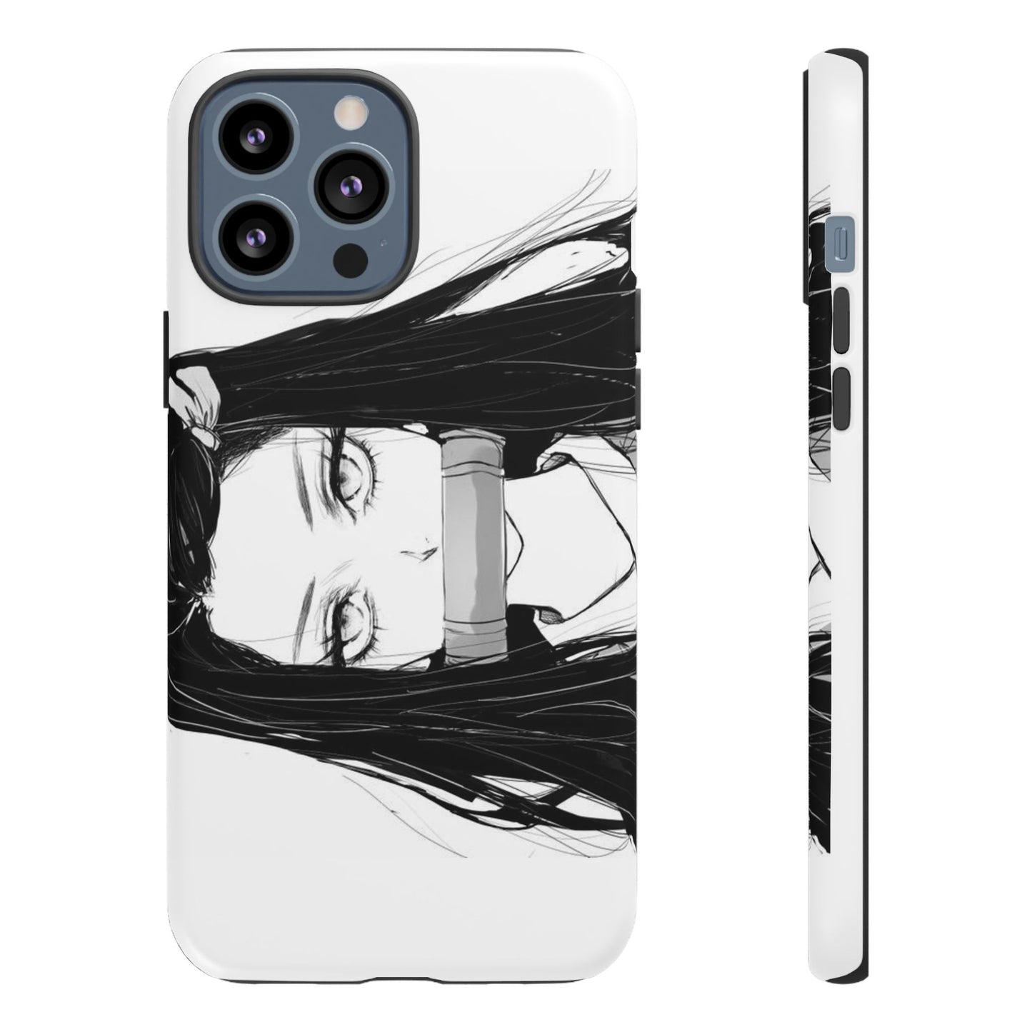 White Nezuko Kamado Clipart Phone Case