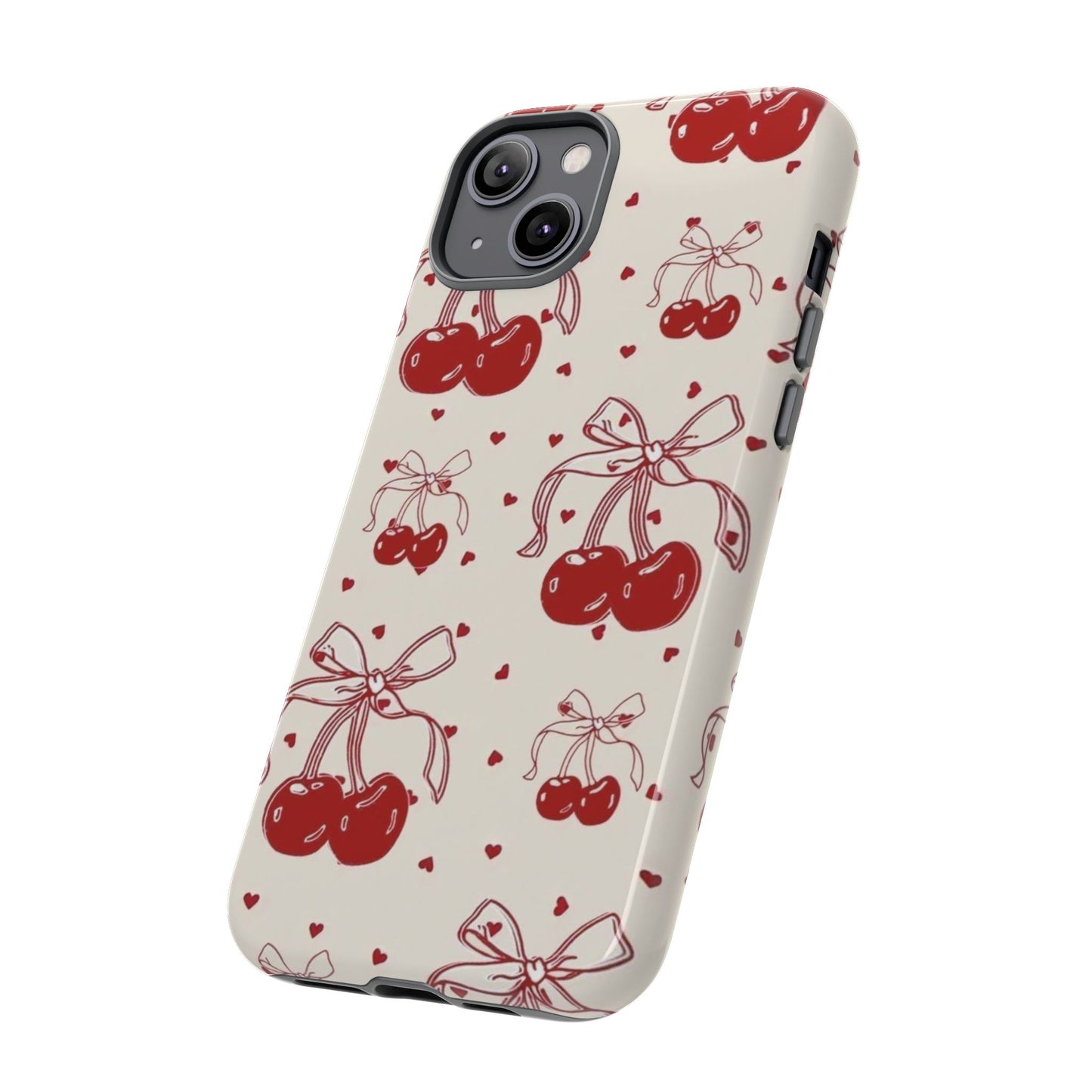 Cherry Bows iPhone Case