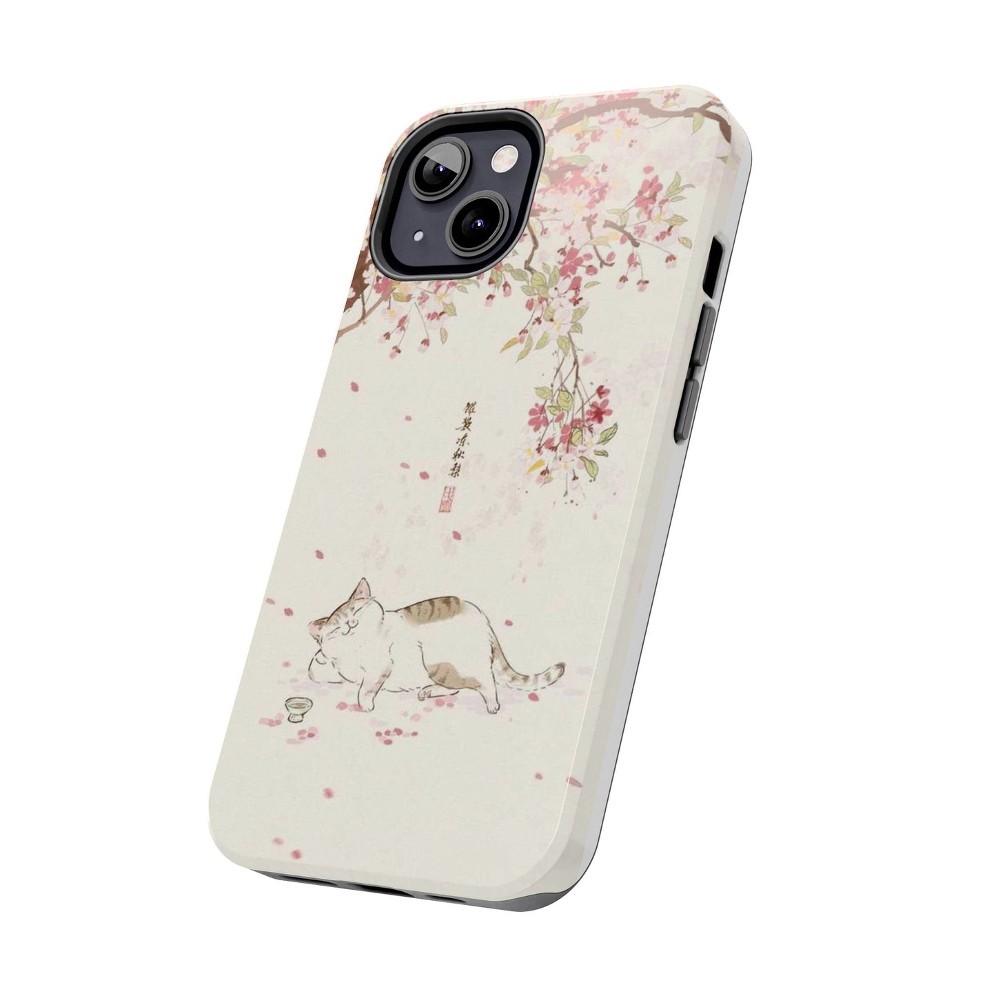 Cat Under Tree iPhone Case