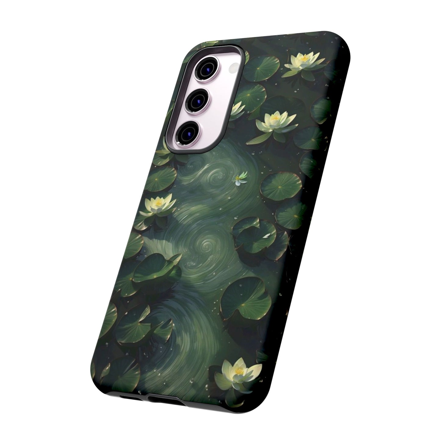 Lilypad Swirls iPhone Case