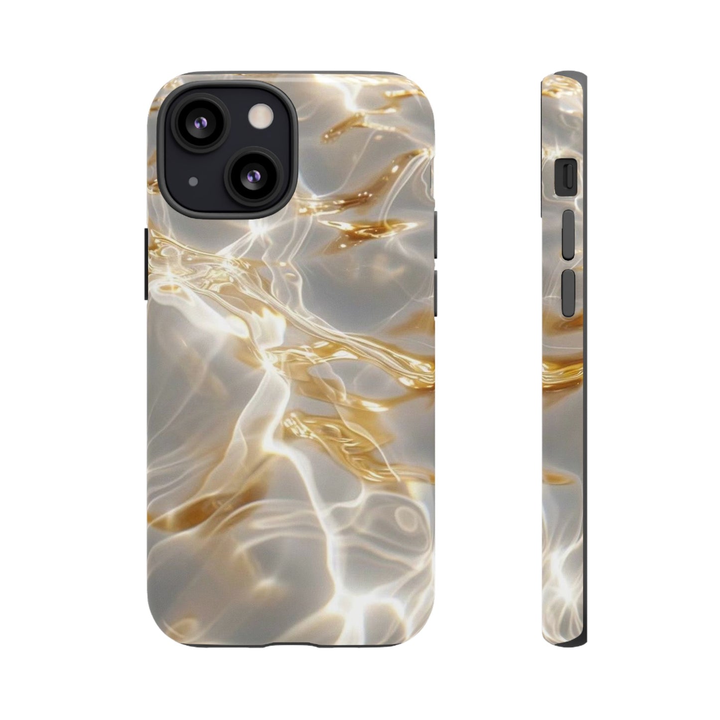 Golden Wave iPhone Case