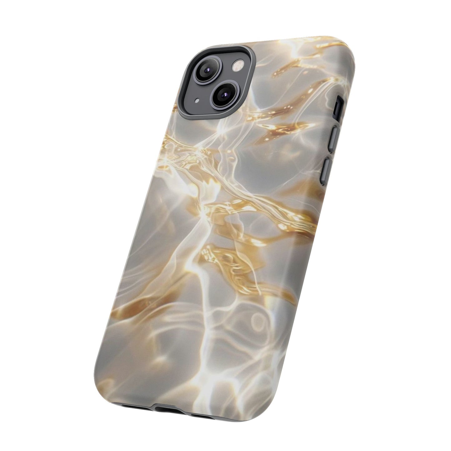 Golden Wave iPhone Case