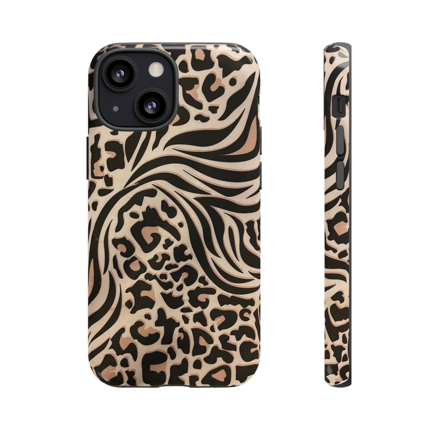 Cheetah Zebra iPhone Case