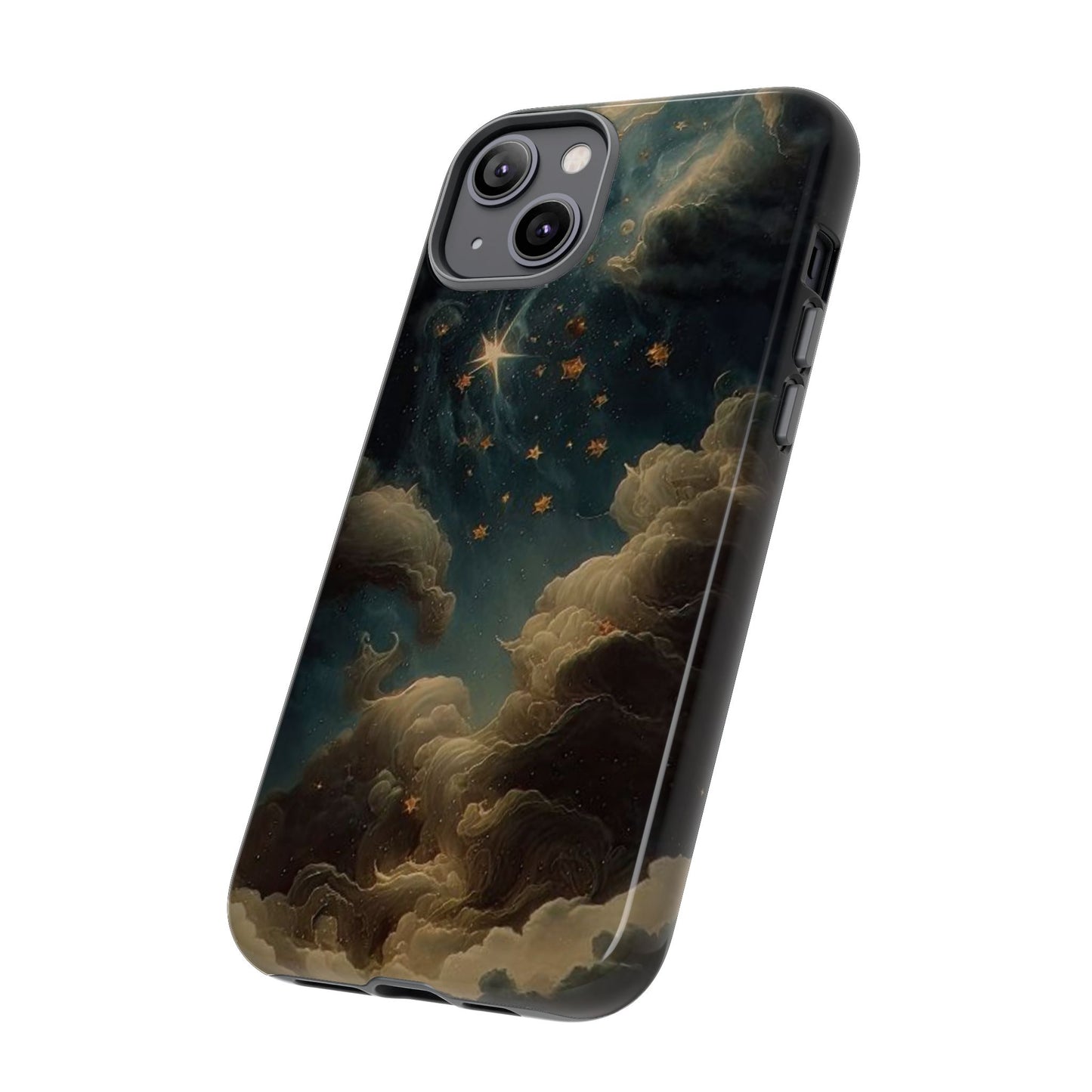 Cloudy Stars iPhone Case