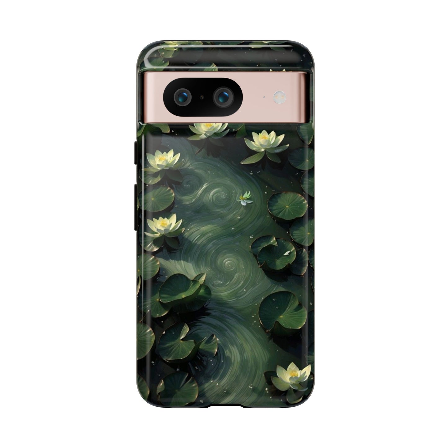 Lilypad Swirls iPhone Case