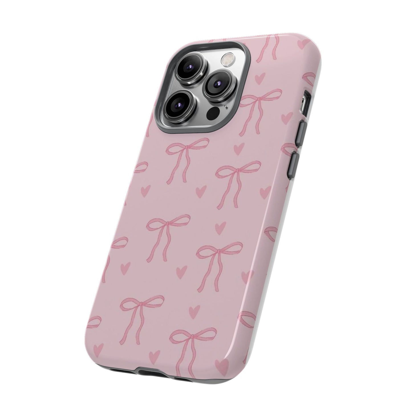 Bows and Hearts iPhone Case