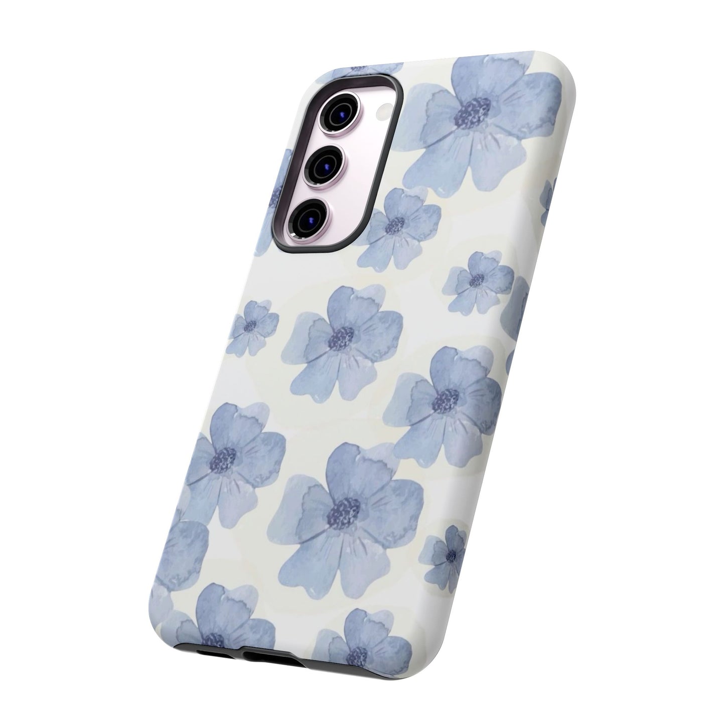 Blue Watercolor Flower iPhone Case