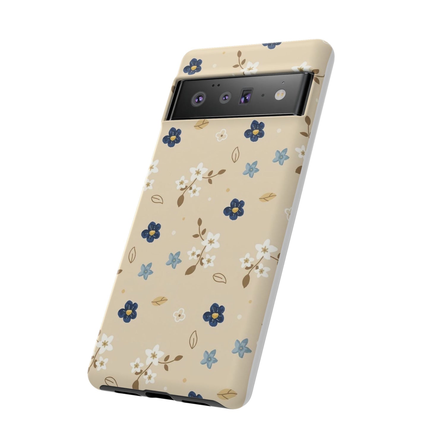 Navy Daisy Phone Case