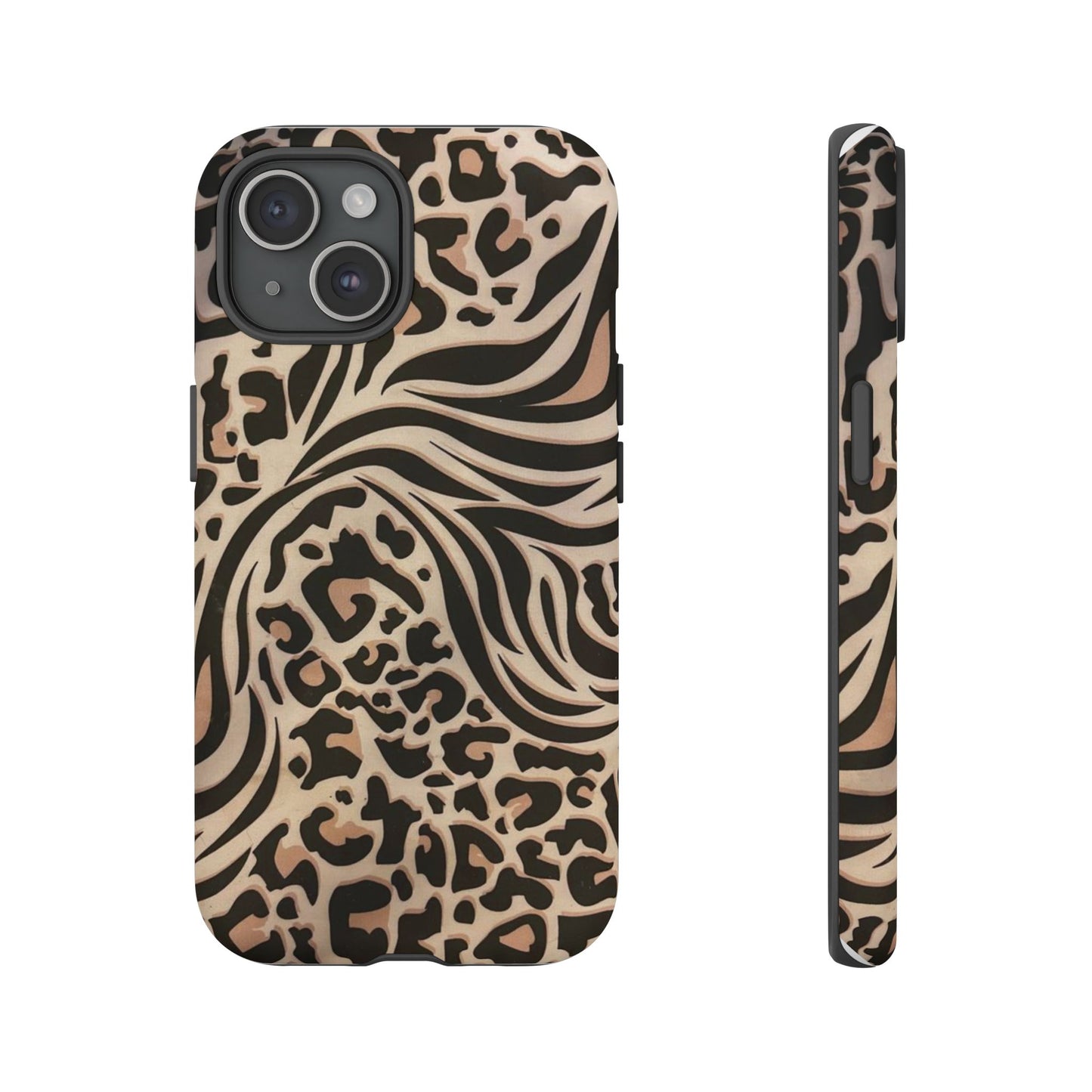 Cheetah Zebra iPhone Case