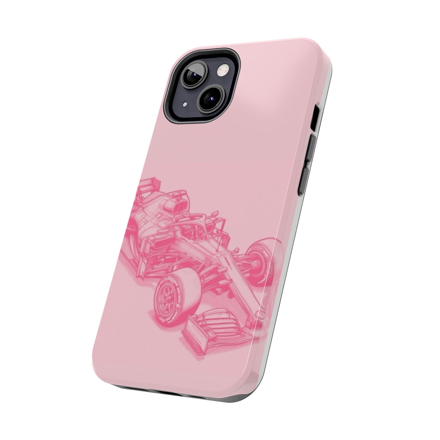 Pink Racecar iPhone Case