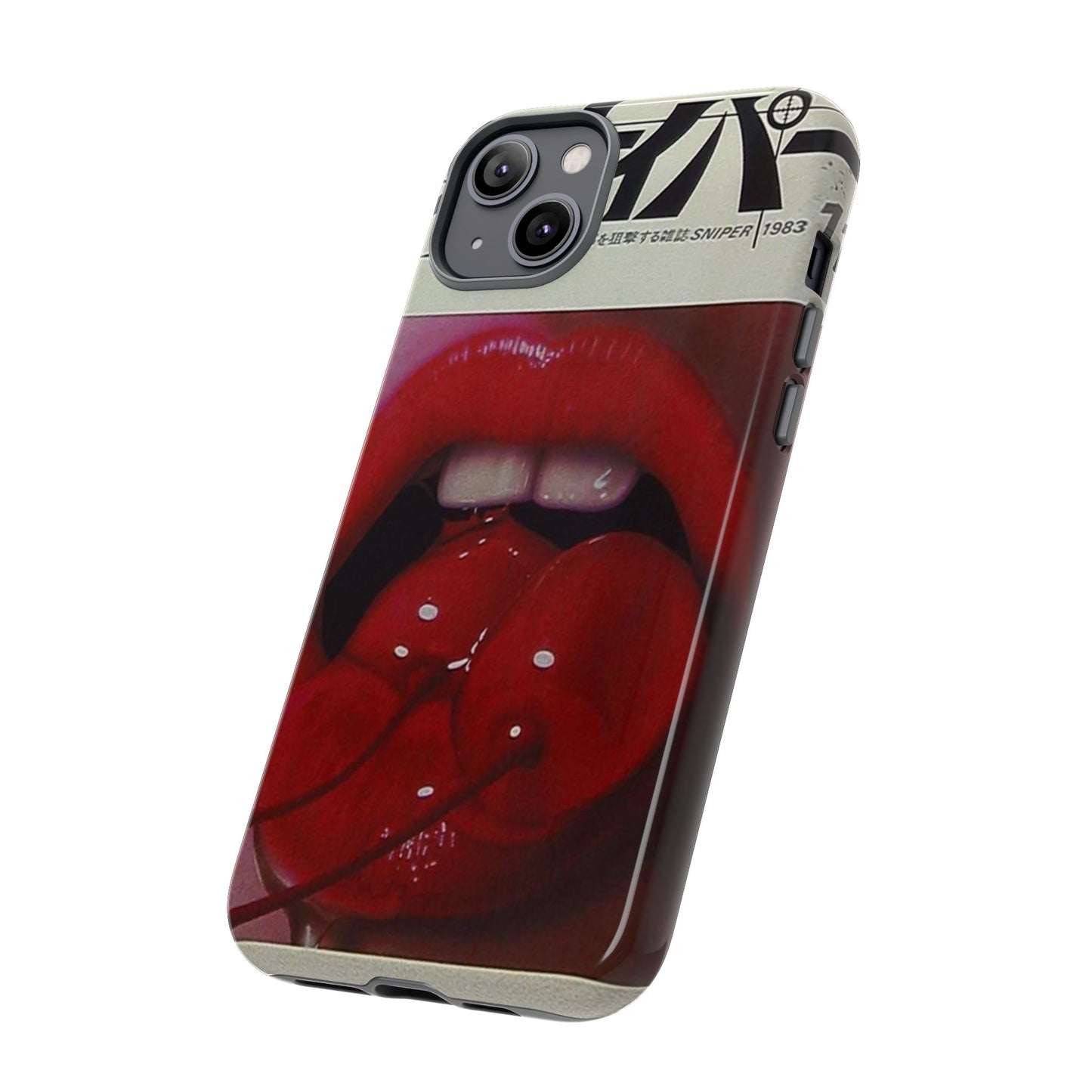 Cherry Lips iPhone Case