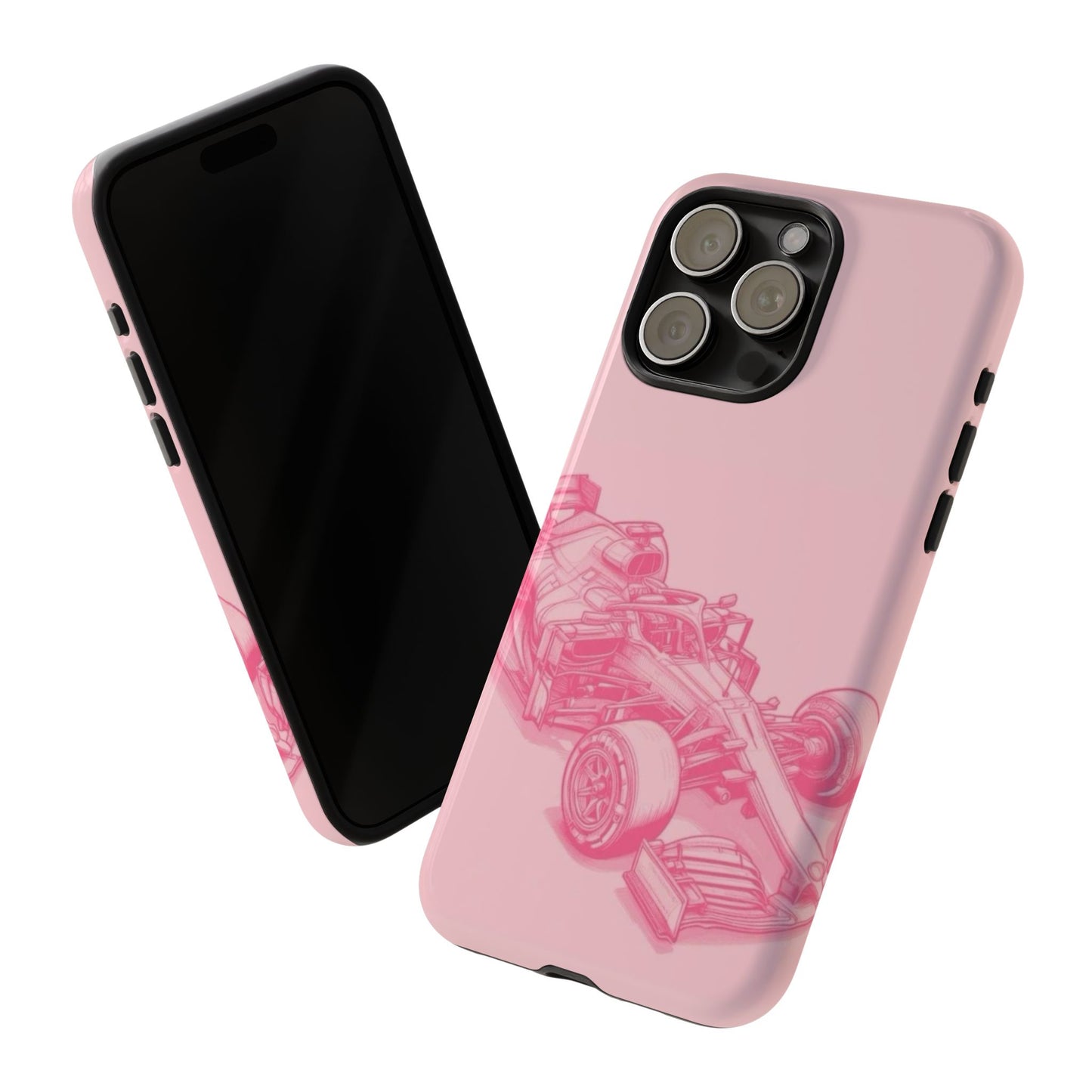 Pink Racecar iPhone Case