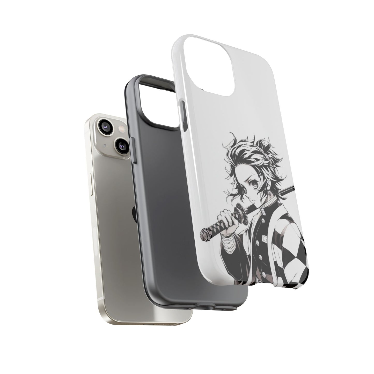 White Kamado Tanjiro Phone Case