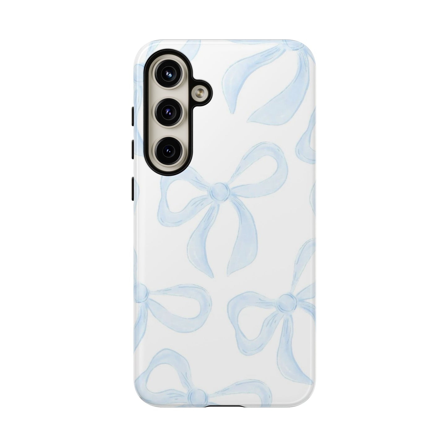 Blue Coquette Bow iPhone Case