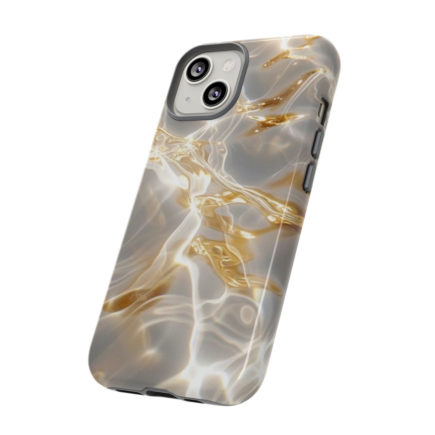 Golden Wave iPhone Case