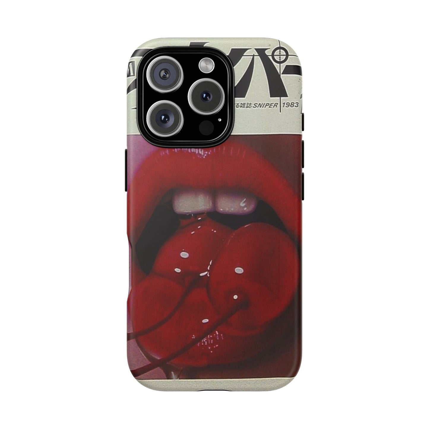 Cherry Lips iPhone Case