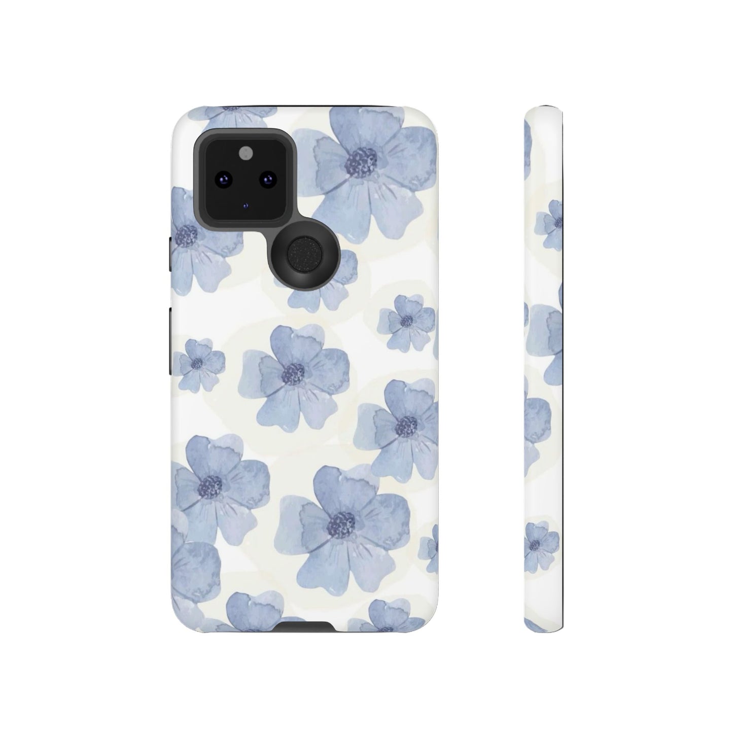 Blue Watercolor Flower iPhone Case