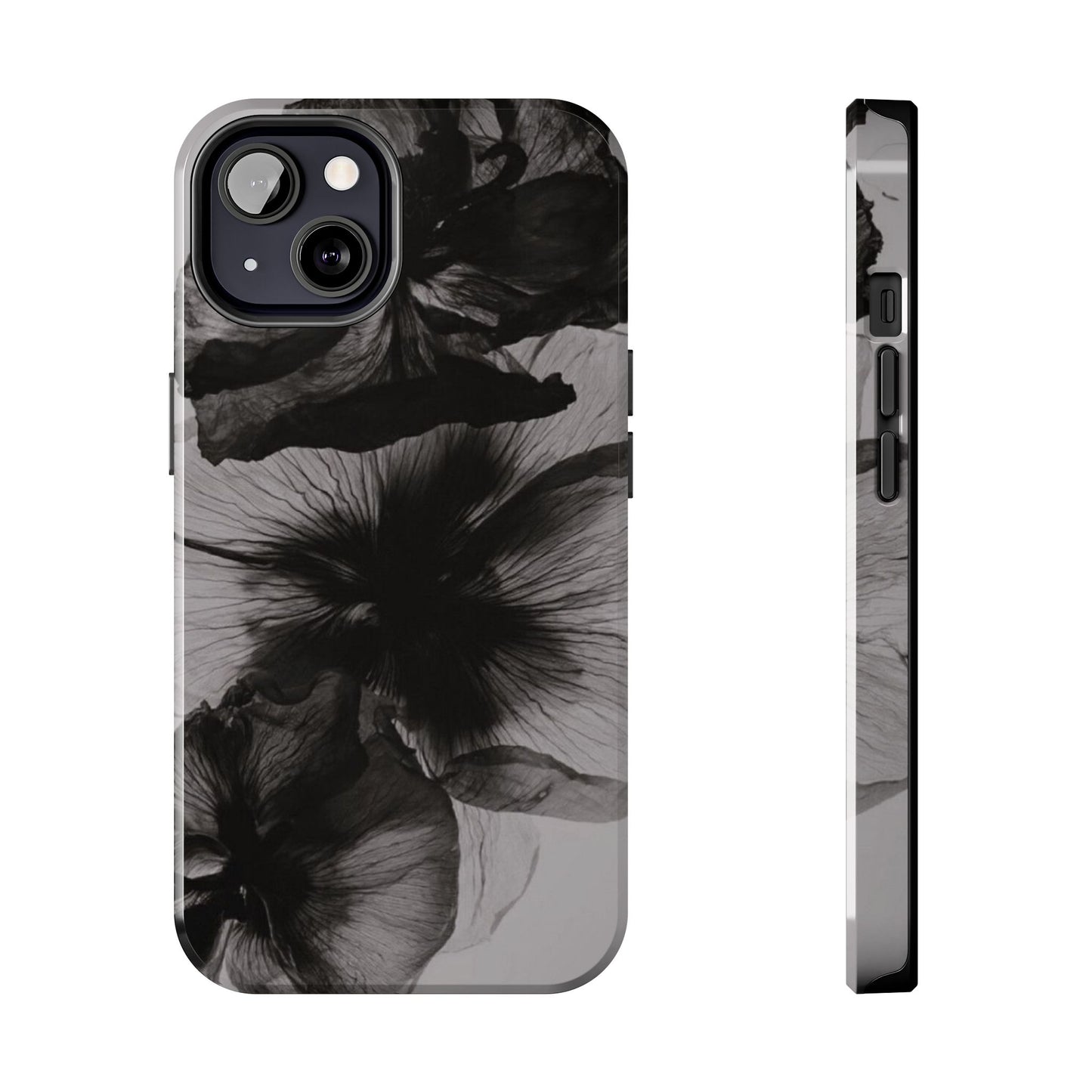 Black & White Floral iPhone Case