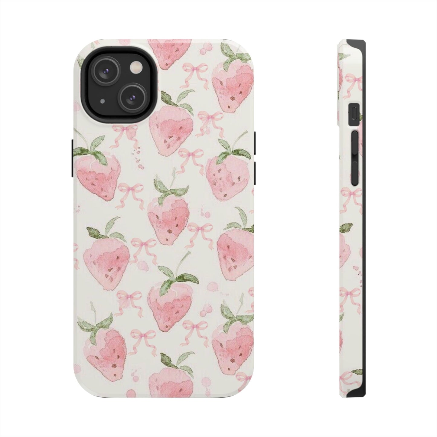 Strawberry Bows iPhone Case