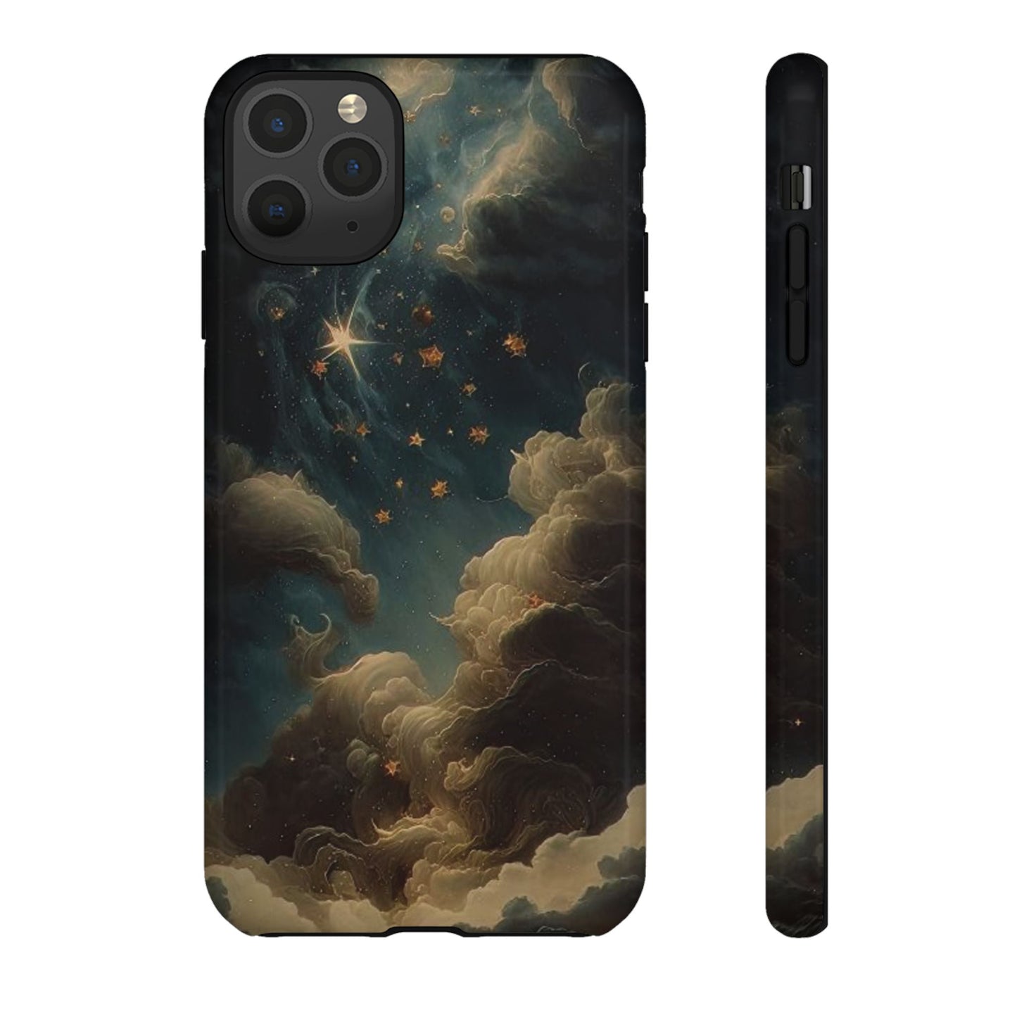 Cloudy Stars iPhone Case