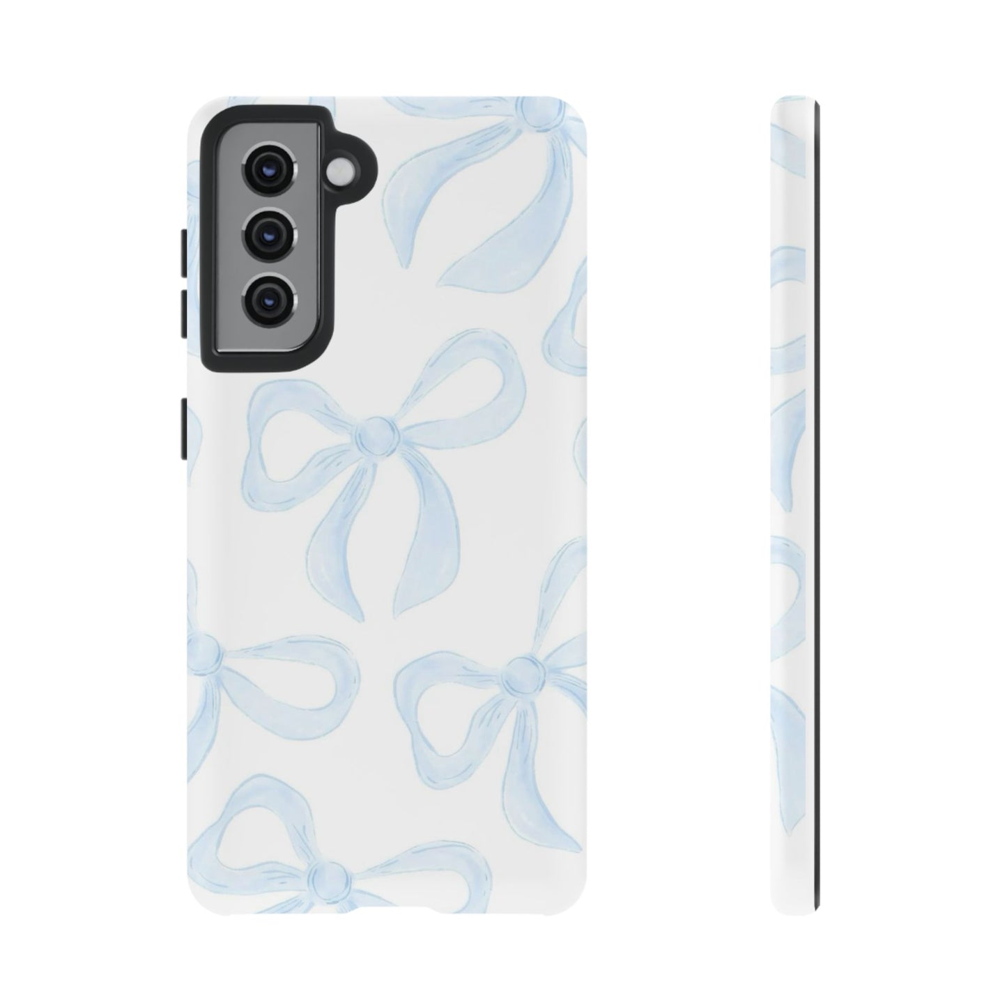 Blue Coquette Bow iPhone Case