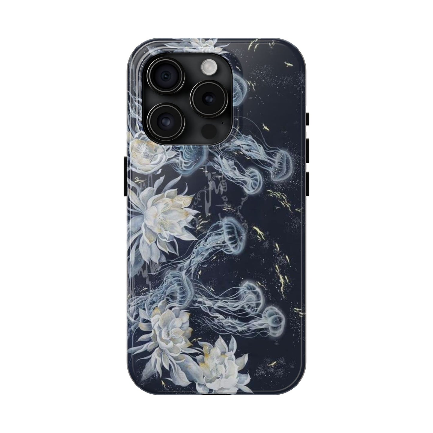 Jellyfish &Lily iPhone Case