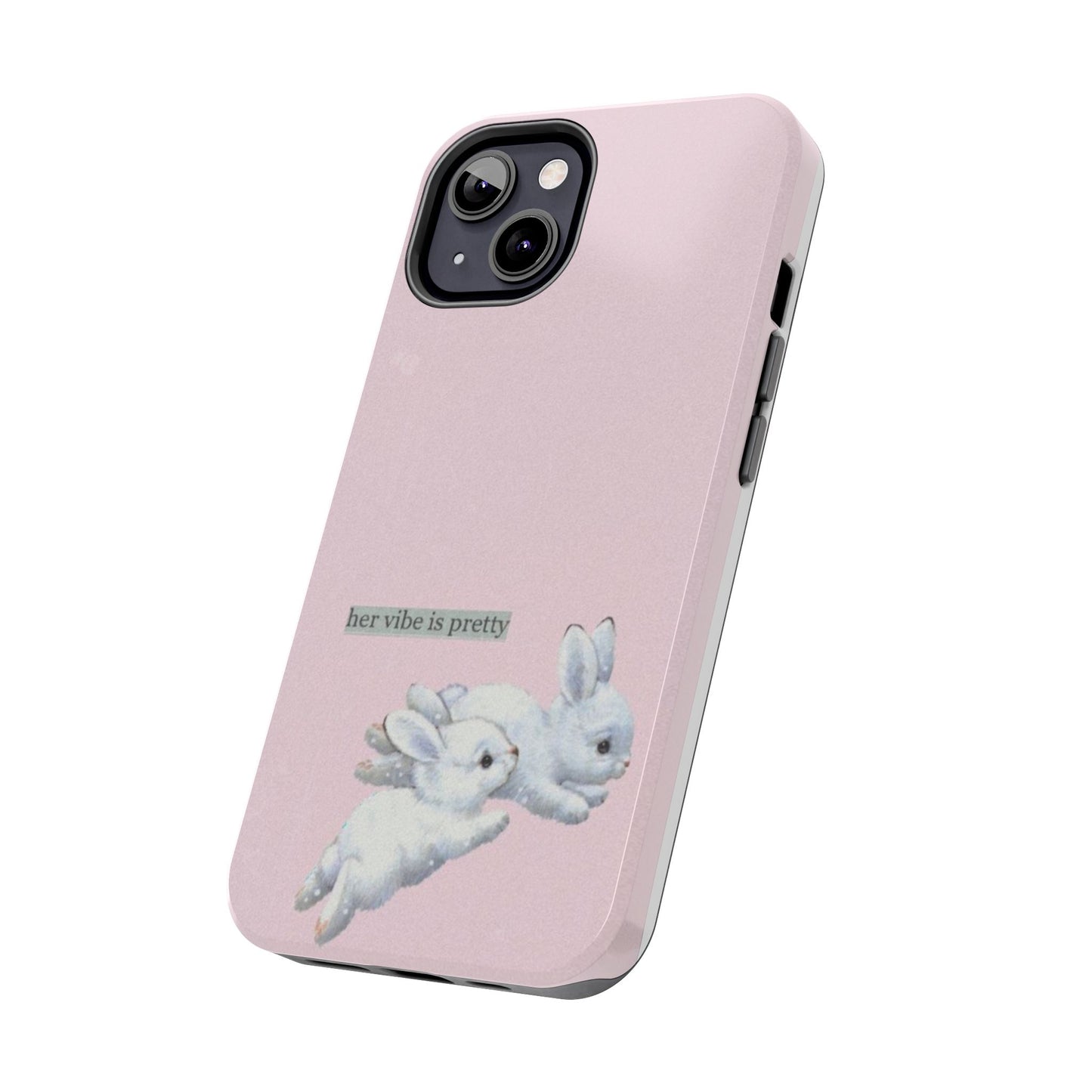 “her vibe is pretty” iPhone Case