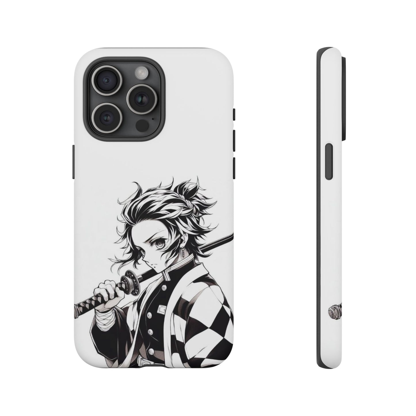 White Kamado Tanjiro Phone Case