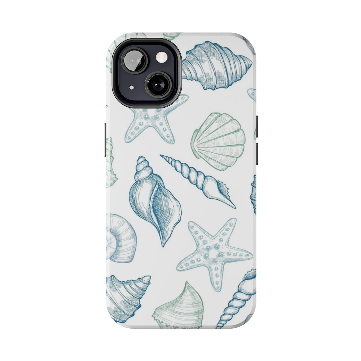 Blue Coastal Coral iPhone Case