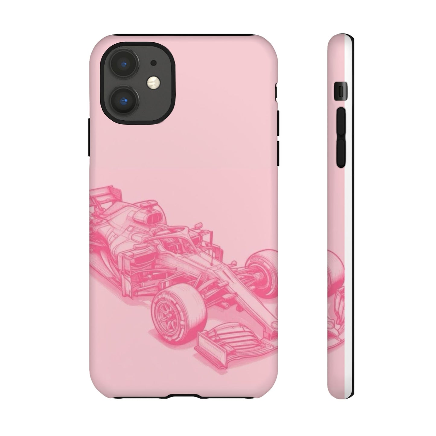 Pink Racecar iPhone Case