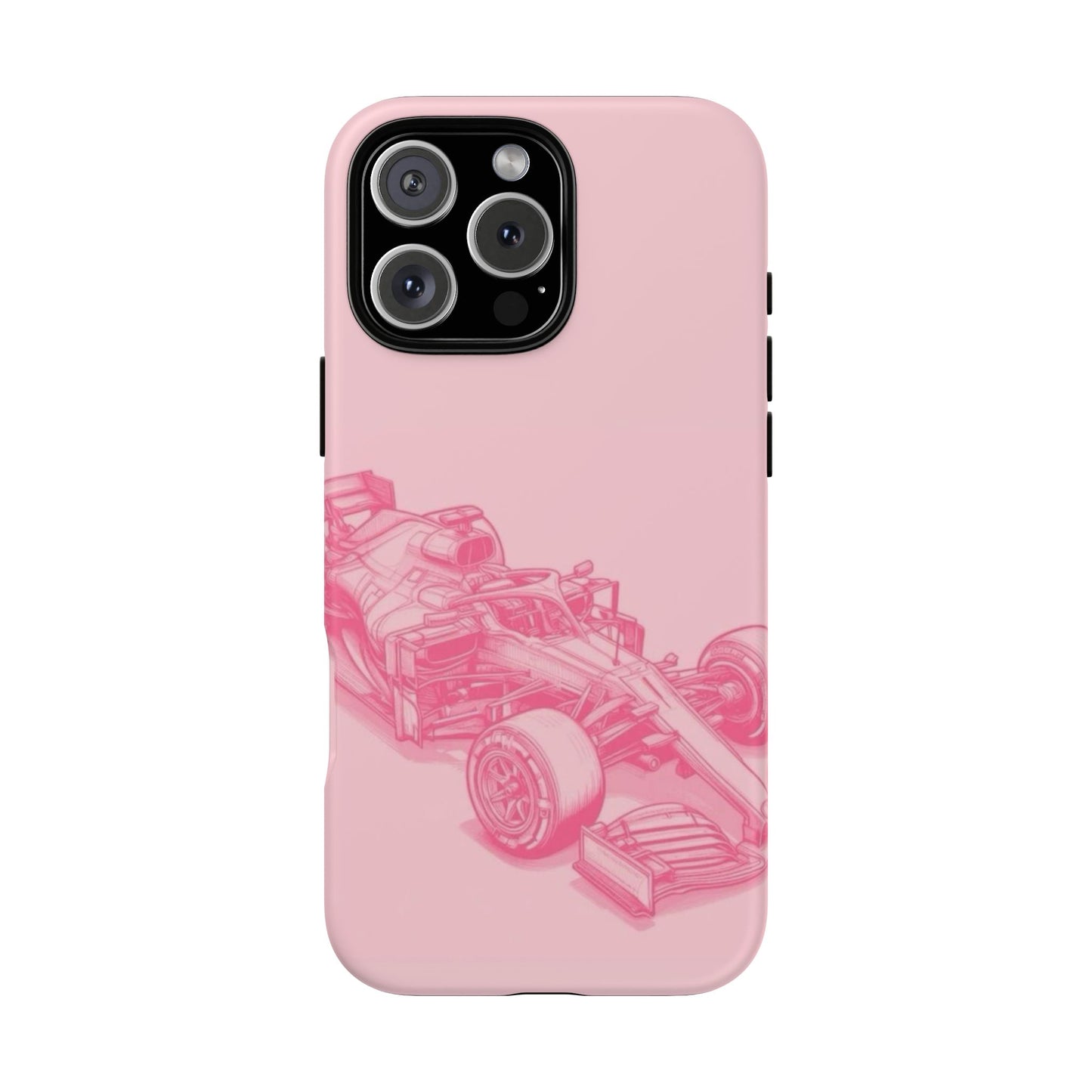 Pink Racecar iPhone Case