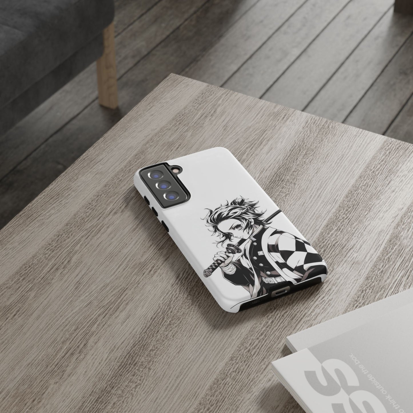 White Kamado Tanjiro Phone Case