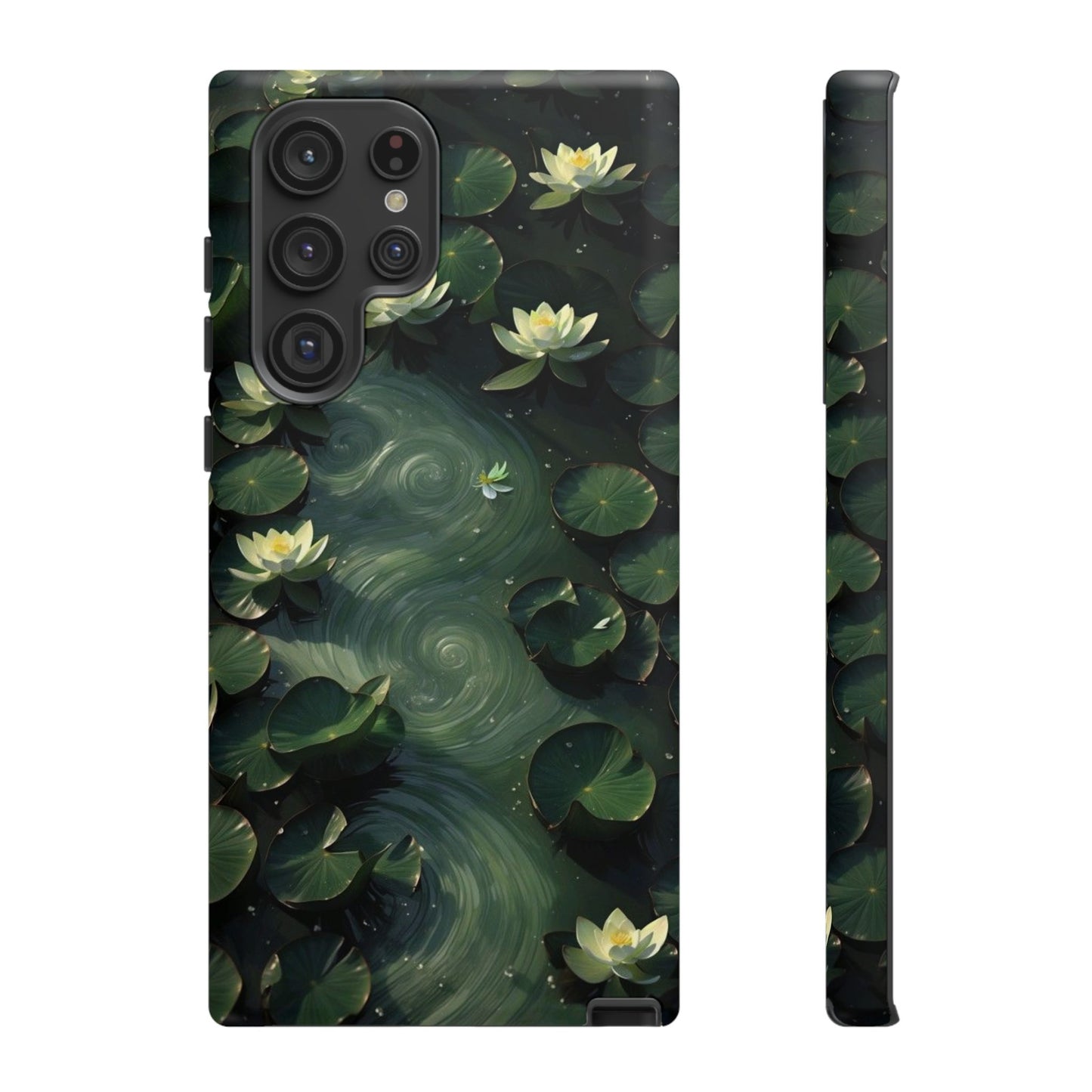 Lilypad Swirls iPhone Case