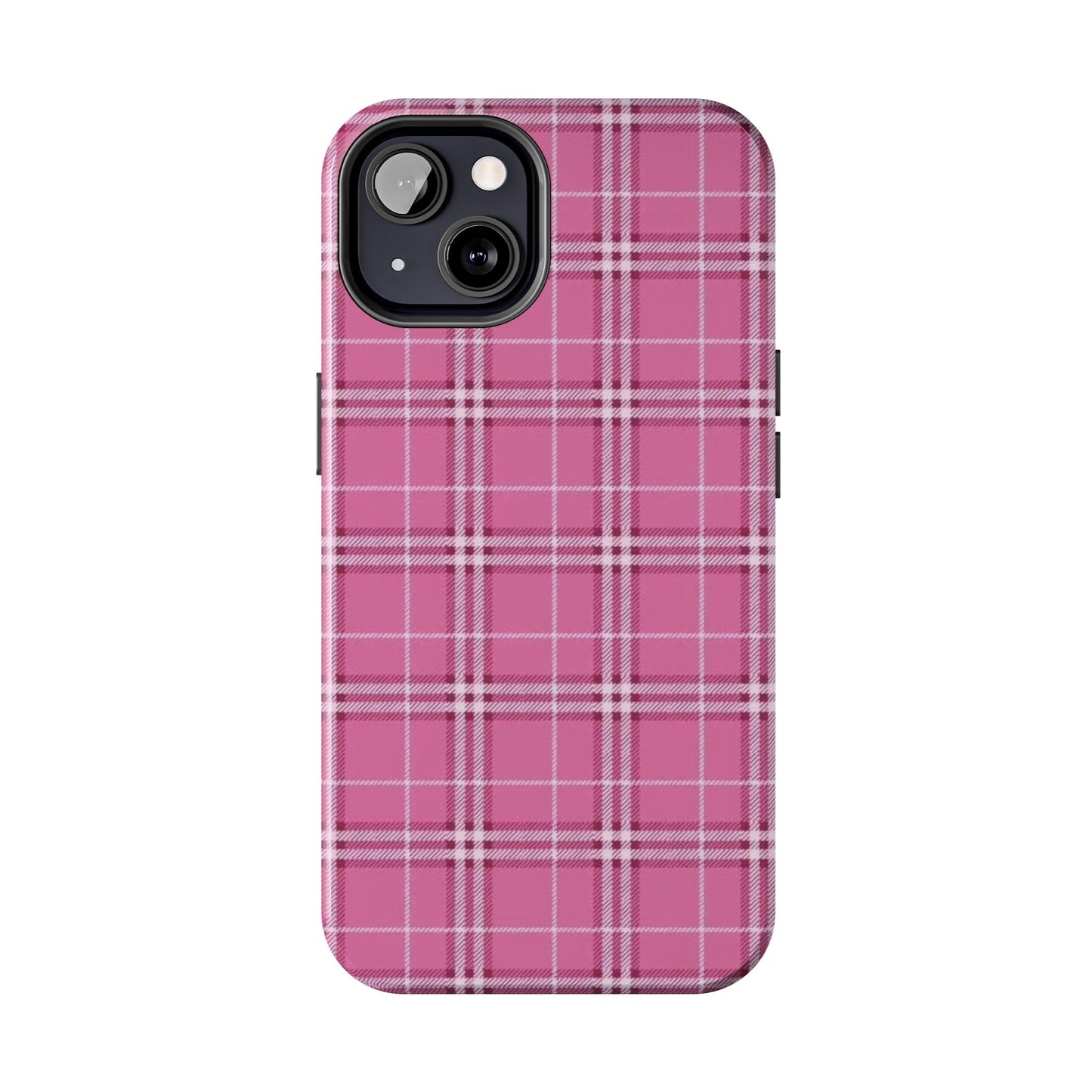 Pink Plaid iPhone Case