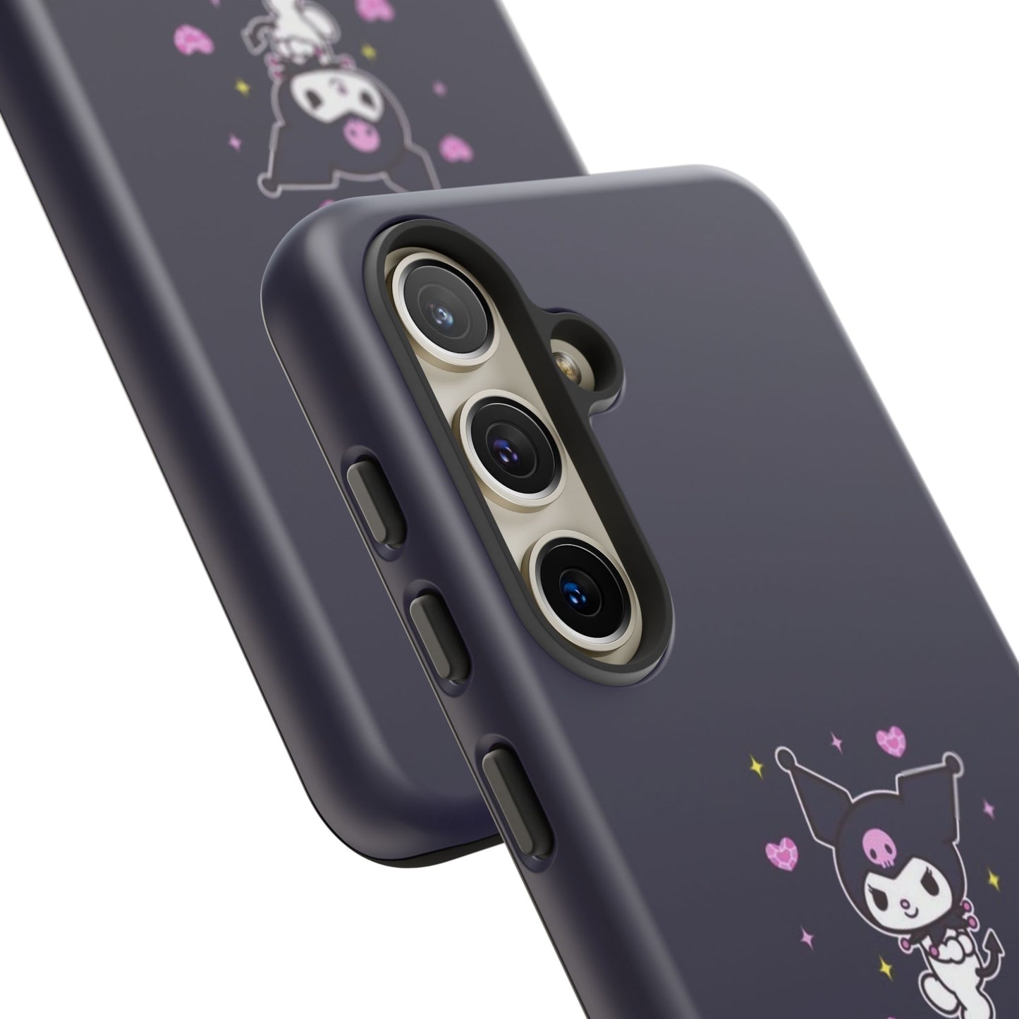 Navy Kuromi Hearts Phone Case