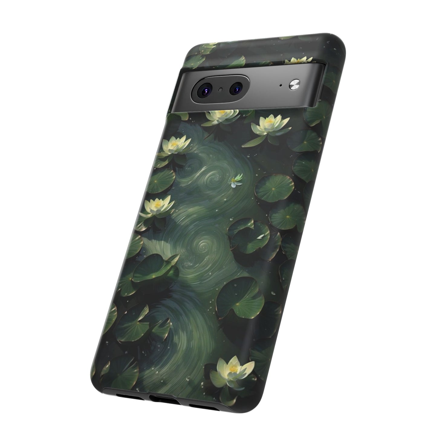 Lilypad Swirls iPhone Case