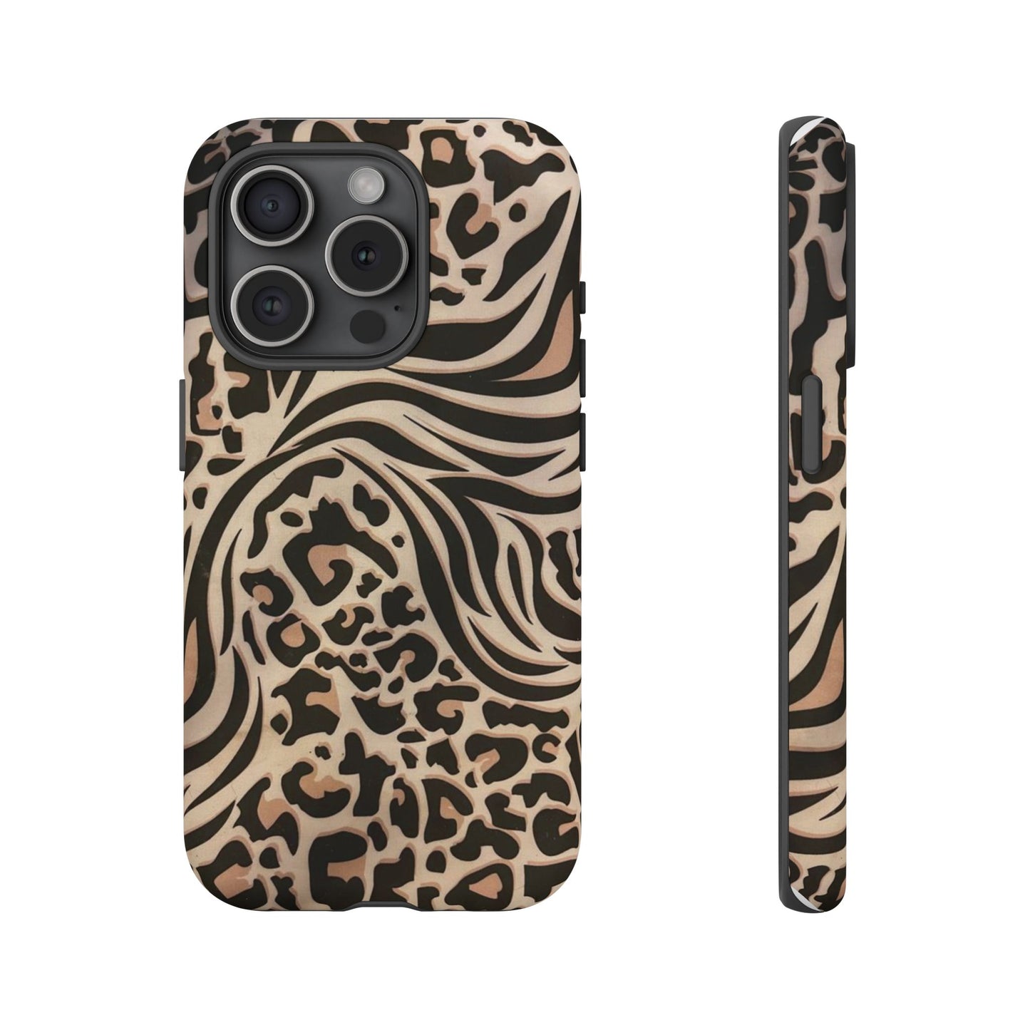 Cheetah Zebra iPhone Case