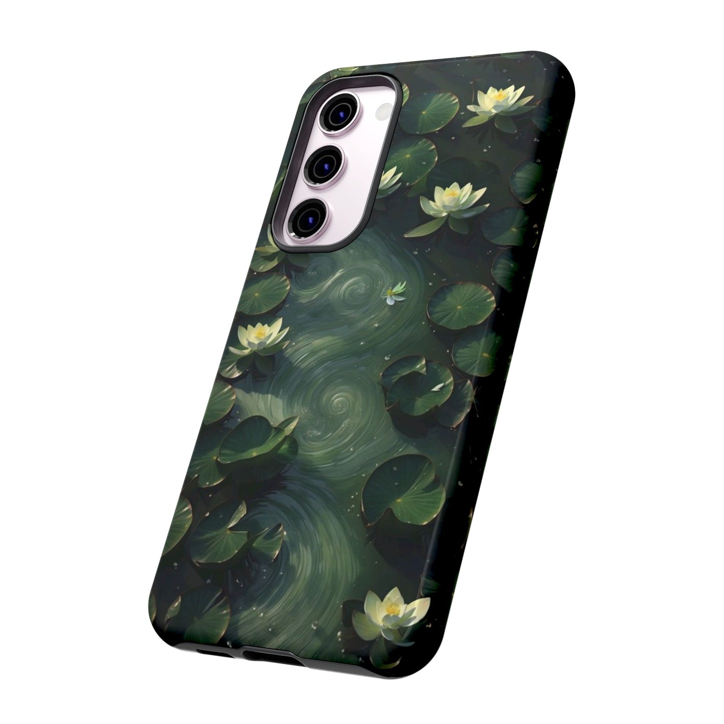 Lilypad Swirls iPhone Case