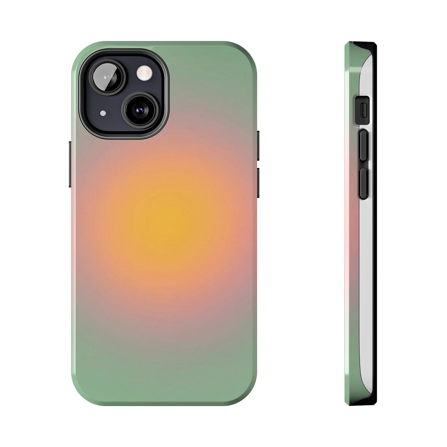 Sage & Orange iPhone Case