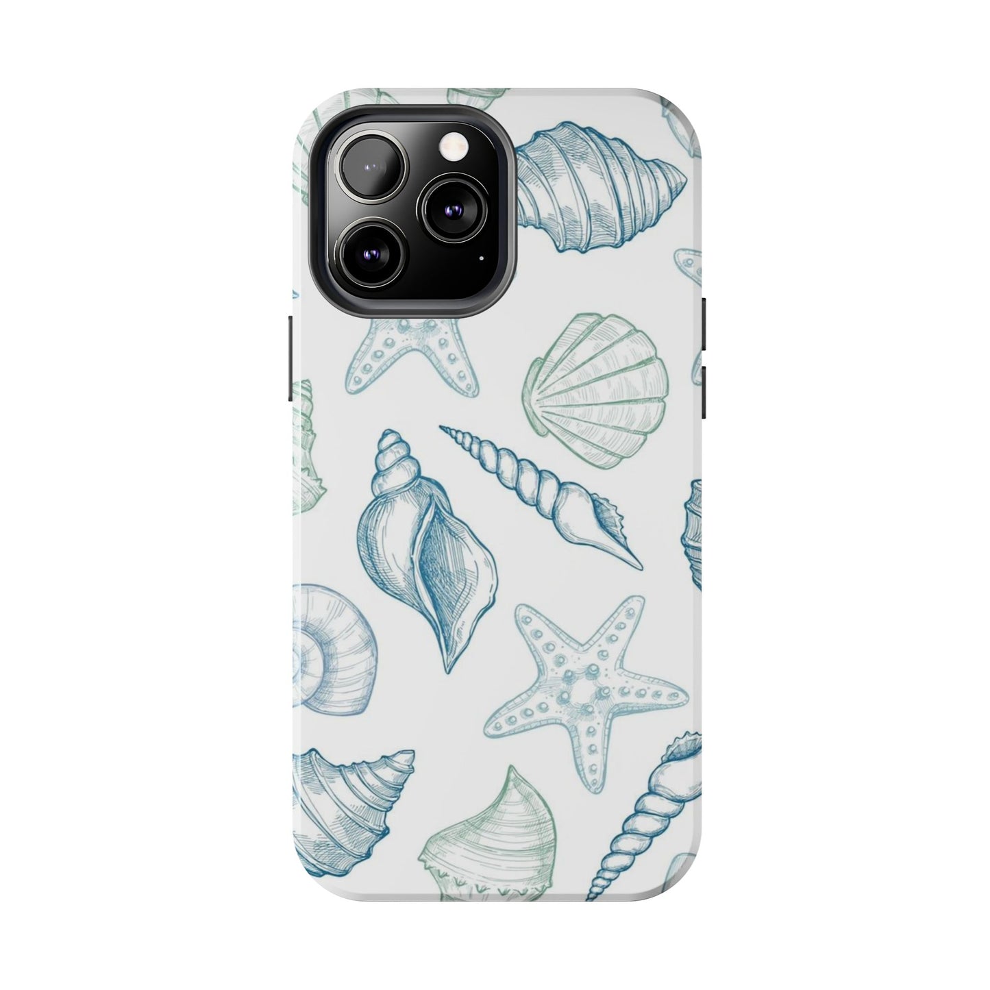 Blue Coastal Coral iPhone Case