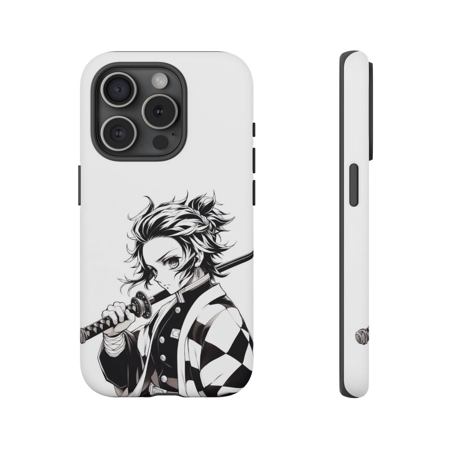 White Kamado Tanjiro Phone Case