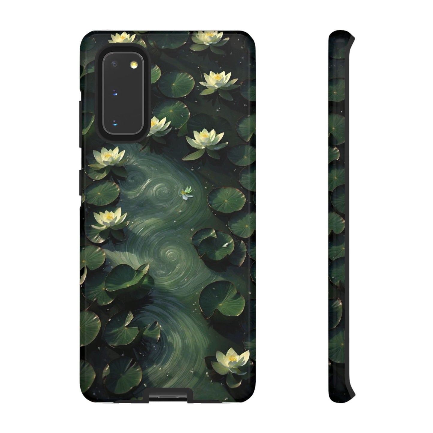 Lilypad Swirls iPhone Case