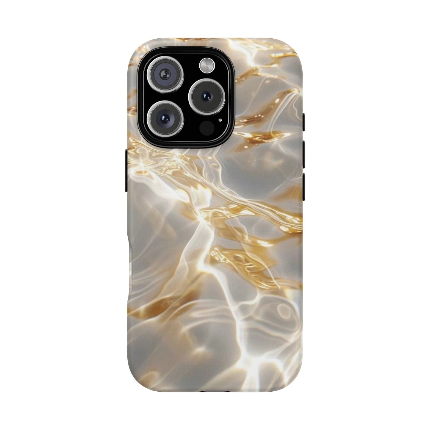 Golden Wave iPhone Case