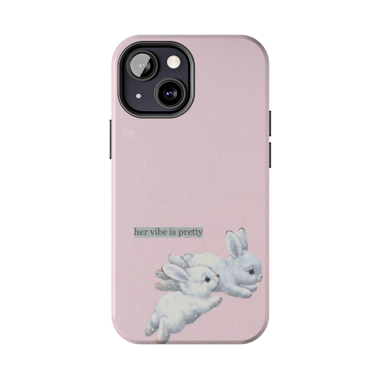 “her vibe is pretty” iPhone Case