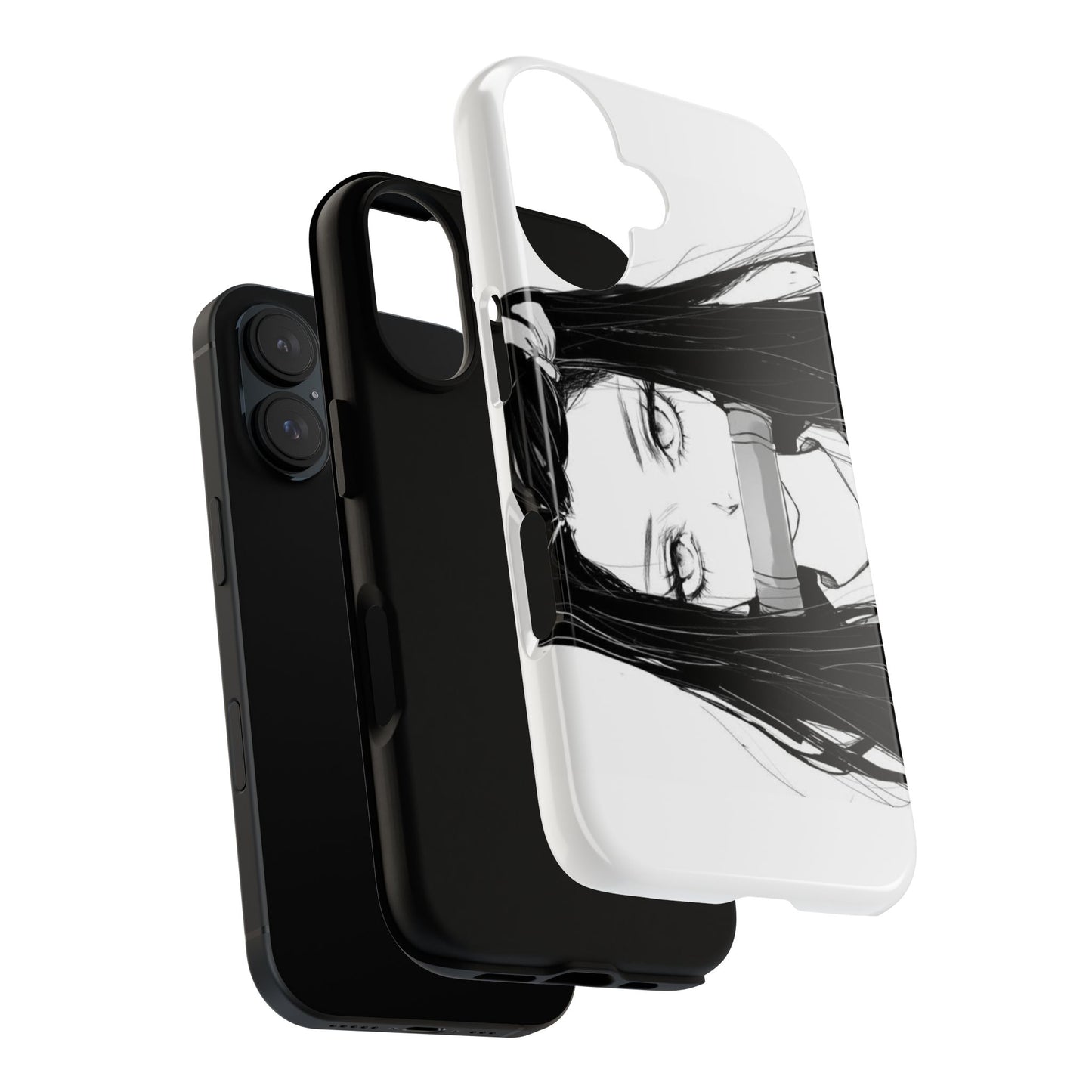 White Nezuko Kamado Clipart Phone Case