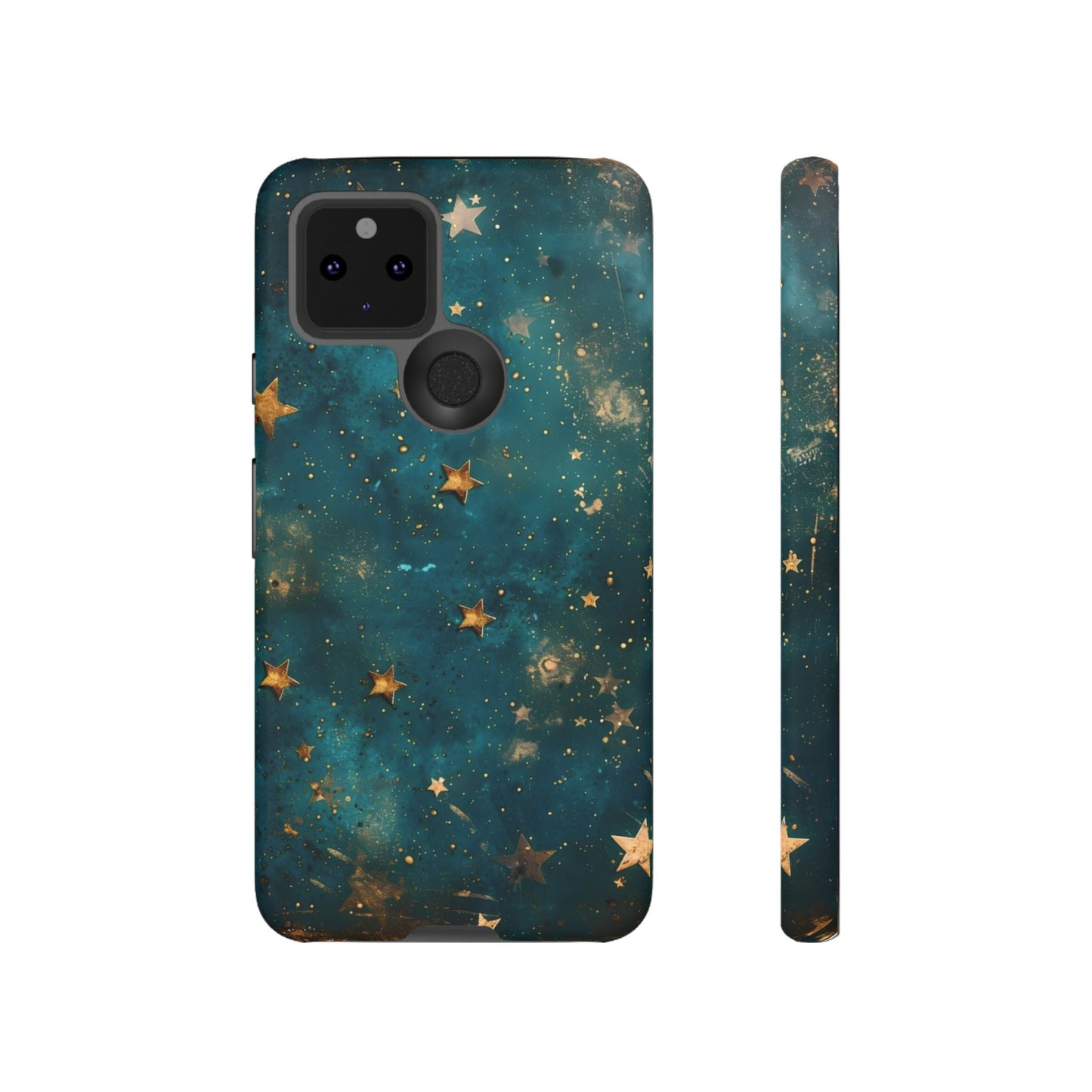 Celestial Gold Stars iPhone Case