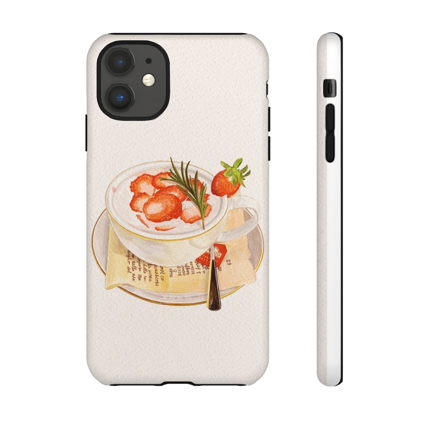 Strawberry Cream iPhone Case