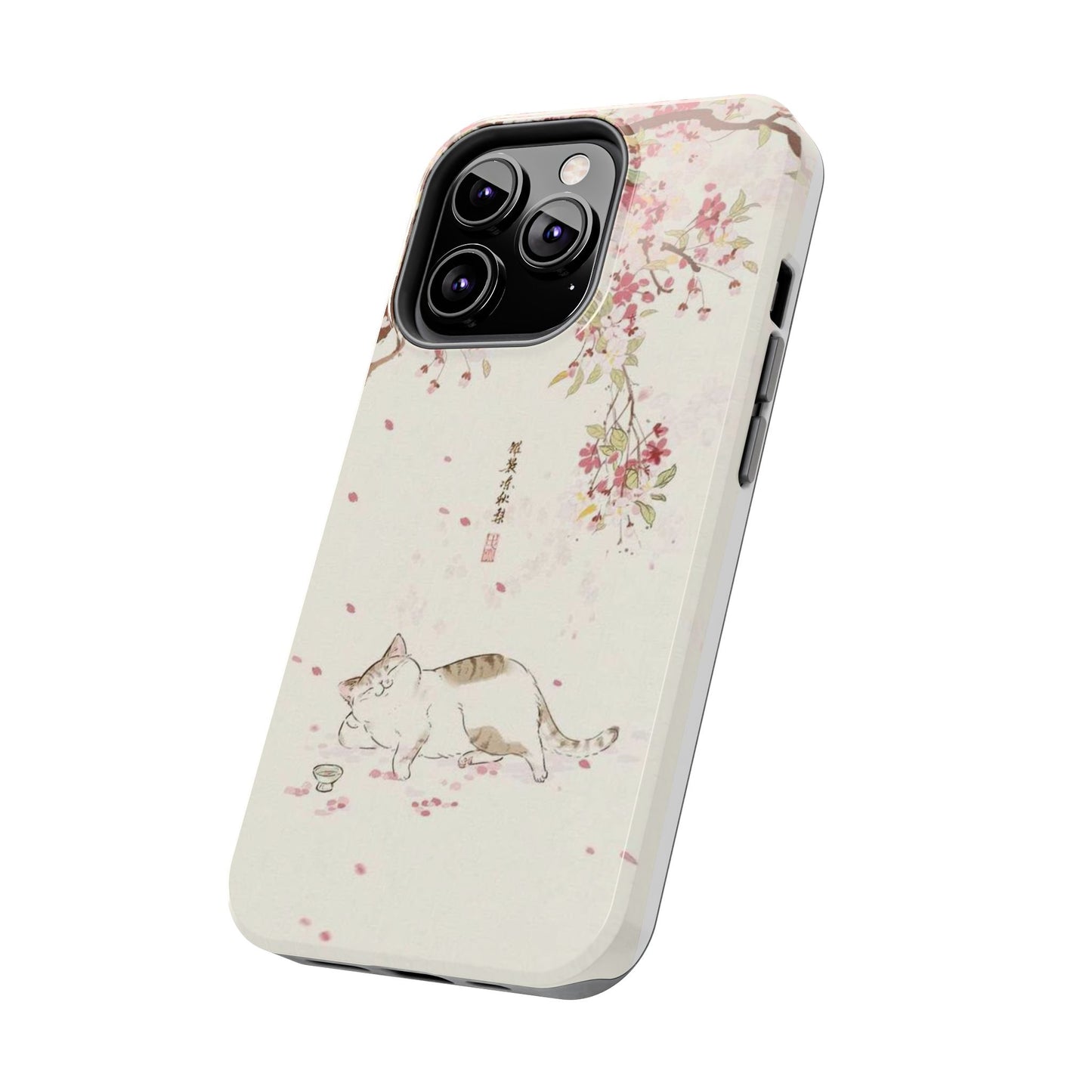 Cat Under Tree iPhone Case