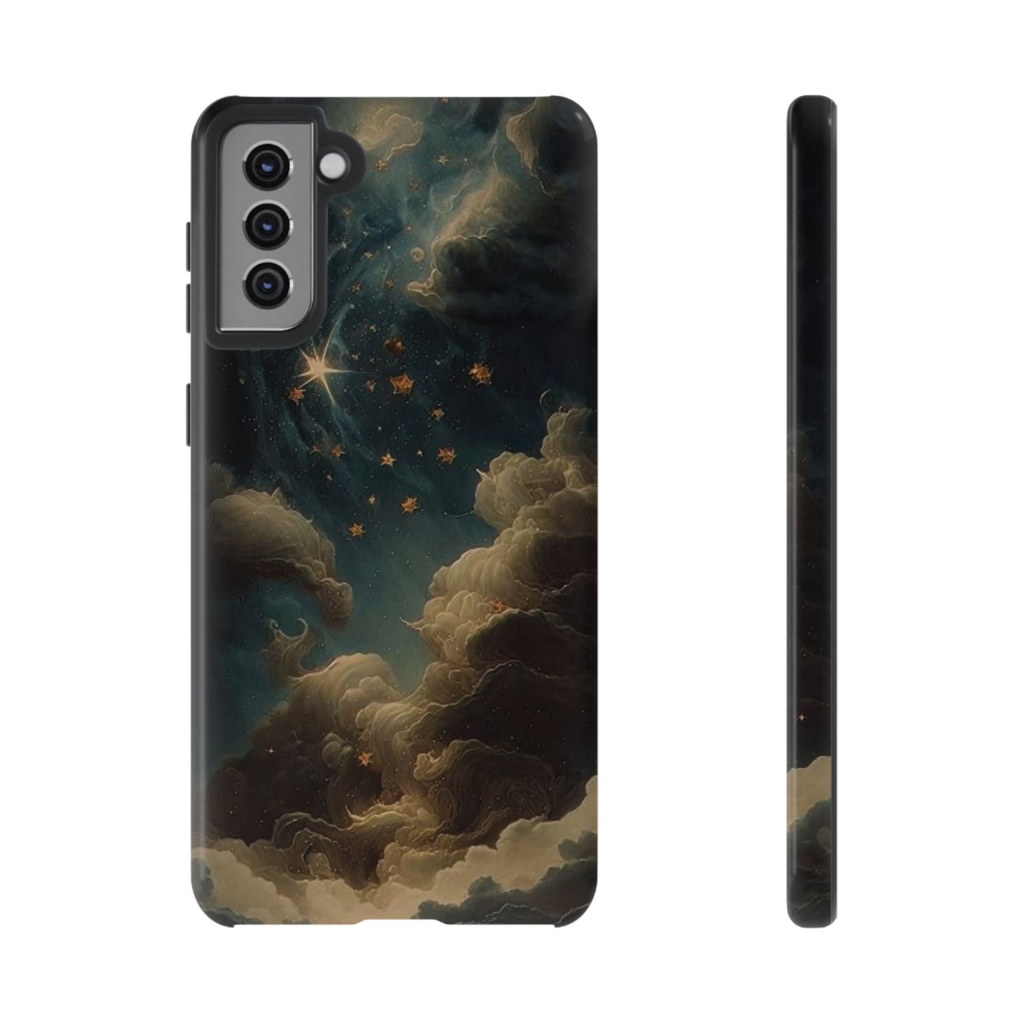 Cloudy Stars iPhone Case